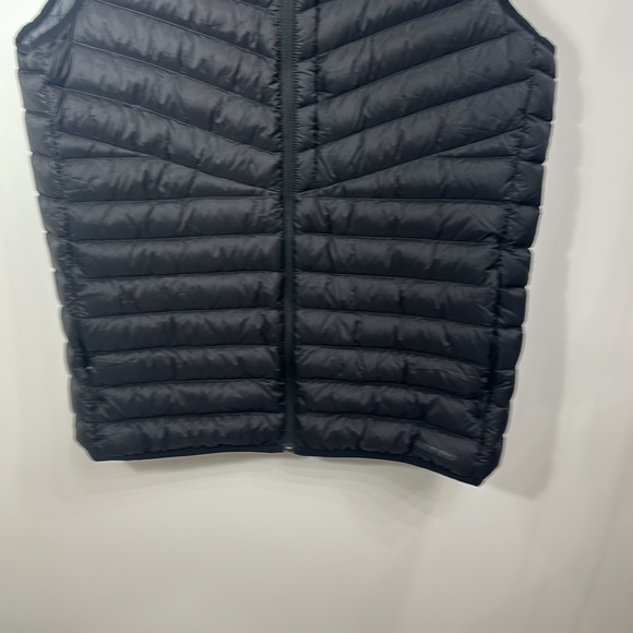 Lands End 800 down Black Quilted Puffer Vest with Stand-Up Collar size LT.NWT - Picture 3 of 10